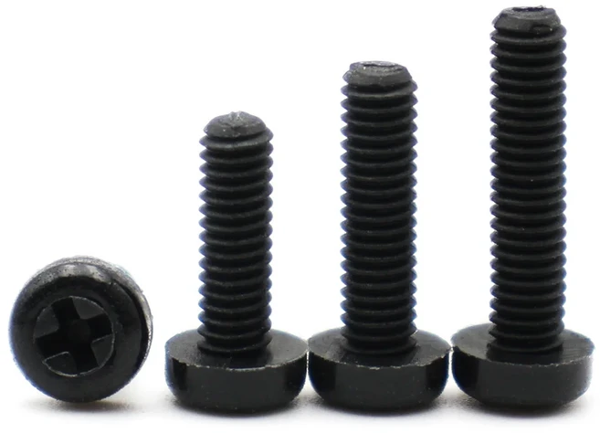 나일론 원형 팬 헤드 호환 십자 절연 나사 볼트 호환 메트릭 스레드 M2 M2.5 M3 M4 M5 M6 M8 화이트 블랙, 02 Black, 06 M2.5 x100pcs, 07 8mm