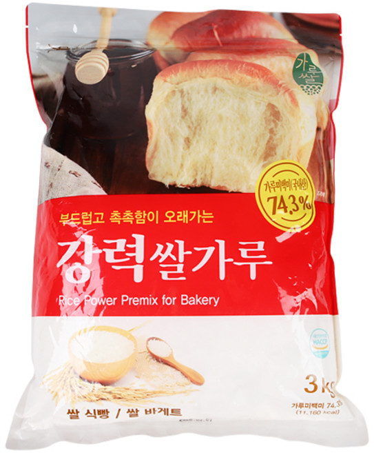 새롬 가루미 강력 쌀가루 3kg, 1개