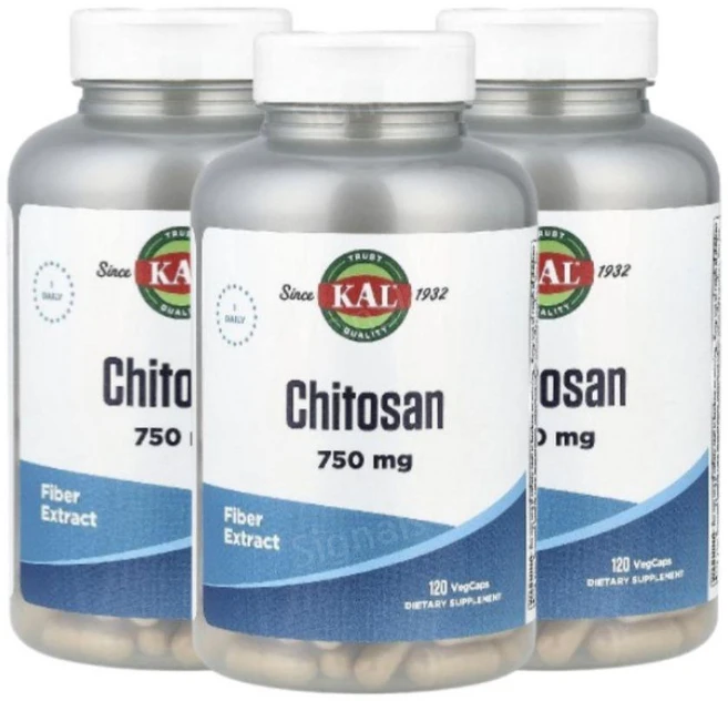 KAL 키토산 750mg 베지캡슐 120정, 3개 - 쿠팡