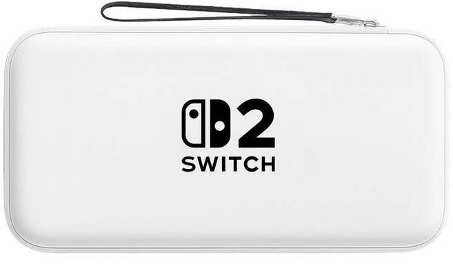 픽센드 닌텐도 스위치2 파우치 하드 케이스, 1개, 화이트, XE-240