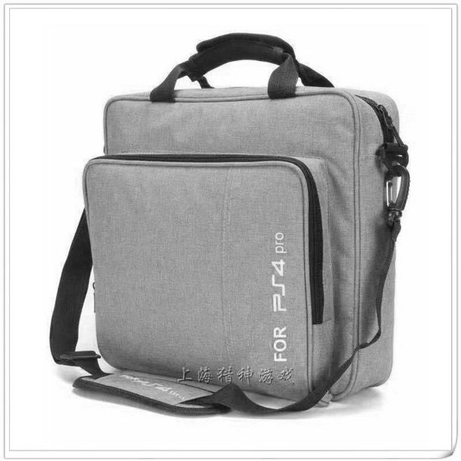 PS4 풀스 전용 가방 본체 게이밍 크로스 백 수납 보관, 그레이 / Slim 전용