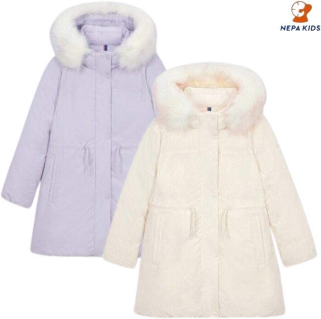 네파키즈 여아용 빅토리아 덕 다운 롱 패딩 점퍼