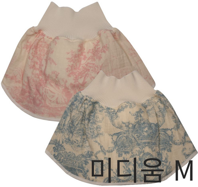 아기통풍치마 천기저귀 기저귀발진, 1개, 블루+핑크