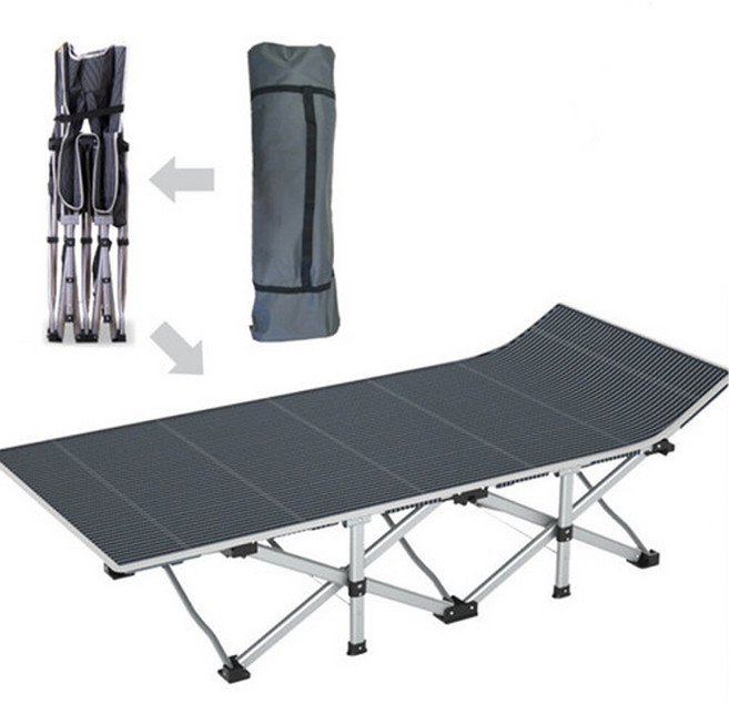 자미로운 캠핑 접이식 야전침대 2인용 경량 코스트코 특대형 와이드 군용 간이 침대, 혼합색상