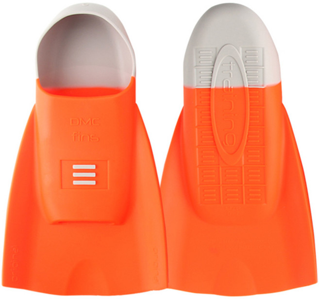 DMC 오리지널 하이드로핀-오렌지 숏핀 오리발, S