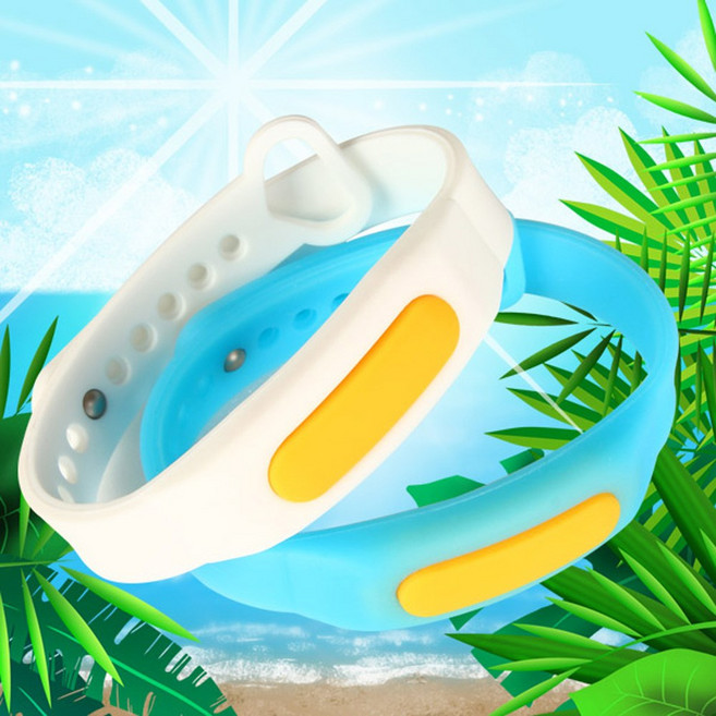 모기퇴치팔찌 썸머링 5개 버그 손목밴드 모기 퇴치제 기피제