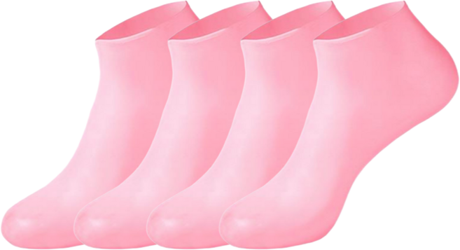 소요상점 발각질 실리콘 보습 양말 (4개입 2켤레)