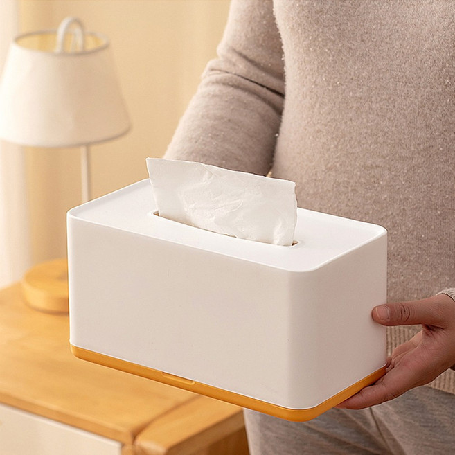 비엘라후스 각티슈 케이스 다용도 휴지커버, 화이트, 1개