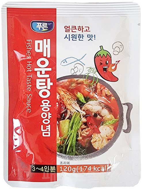 푸른 매운탕용양념, 120g, 1개