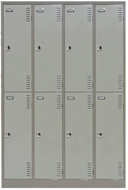(ID) 8인 철재 철제 락카 캐비넷 옷장 세빈가구 W1190 x D510 x H1790, 오리지널