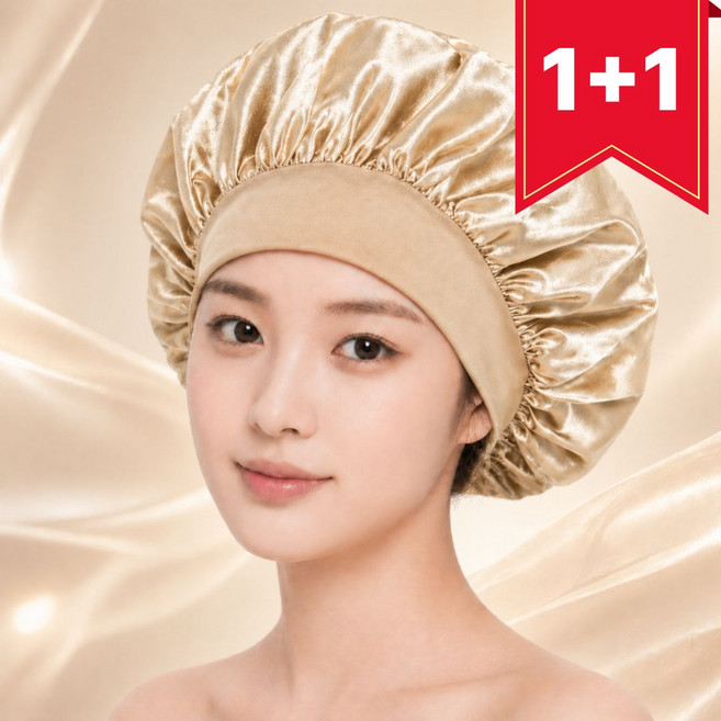 퇴근중독 수면캡 실크보닛 수면 헤어캡 헤어밴드 새틴보닛