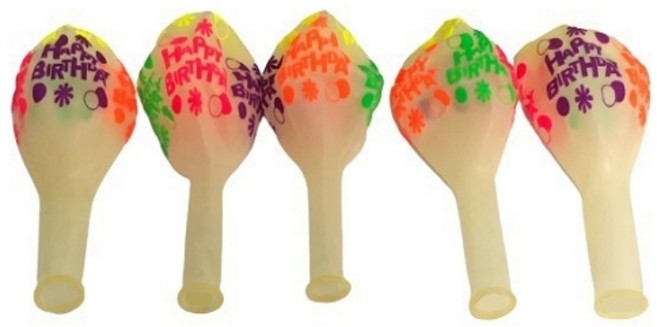 형광 네온풍선 라텍스 파티 생일 레터링 야광, 풍선065440CM