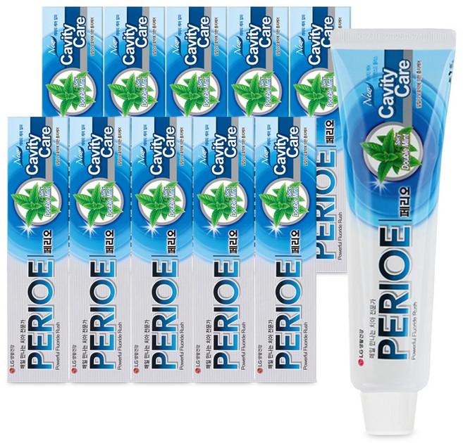 페리오 캐비티케어 알파 치약, 160g, 19개