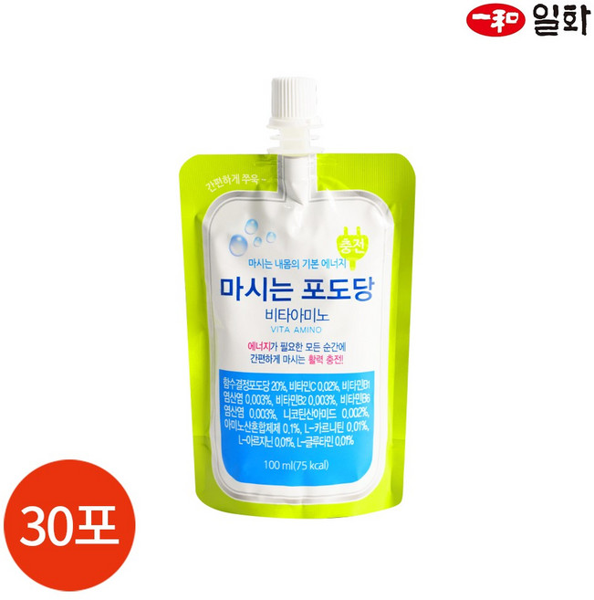 일화 마시는 포도당 비타아미노 100ml 30개