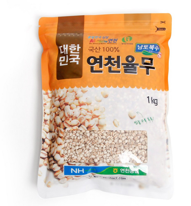연천농협 율무 1kg /국내산 /율무쌀, 1개