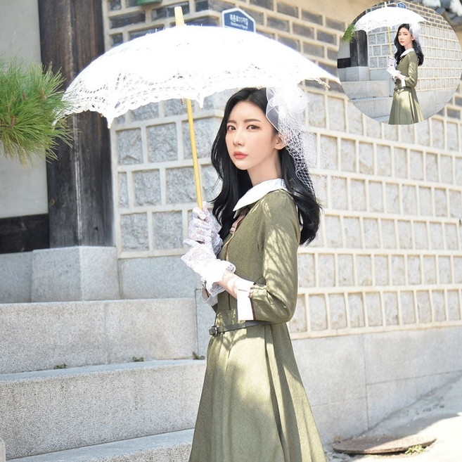 개화기원피스 올리비아 경성의복 개화기 의상