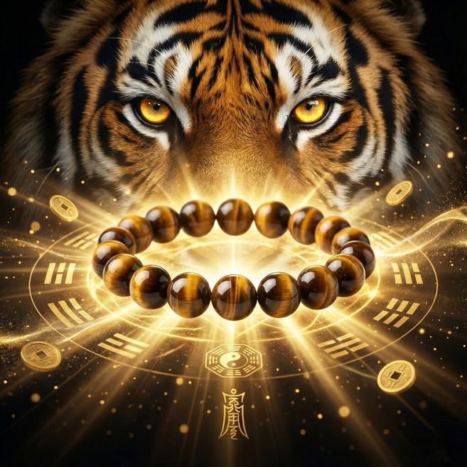 운수대통 재물복 행운 호안석 팔찌 소원 성취