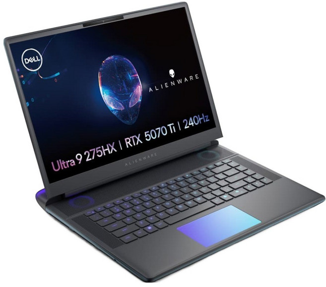 델 2025 에일리언웨어 AREA 51 16 코어Ultra9 지포스 RTX 5070 Ti, Liquid Teal, 1TB, 32GB, WIN11 Home, DAA16250-WH03KR