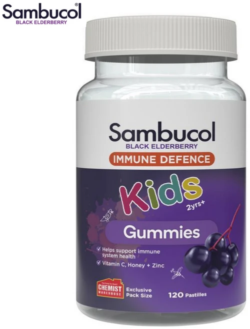 삼부콜 키즈 이뮨 디펜스 구미 젤리 120개, 1개, 120정 - 쿠팡