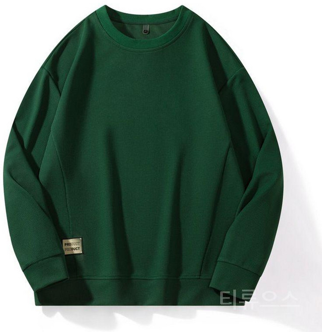 티류으스 남성 빅사이즈 라운드넥 스웨트셔츠 봄가을 트렌디 긴팔 티셔츠 오버사이즈 올인원 상의 WX