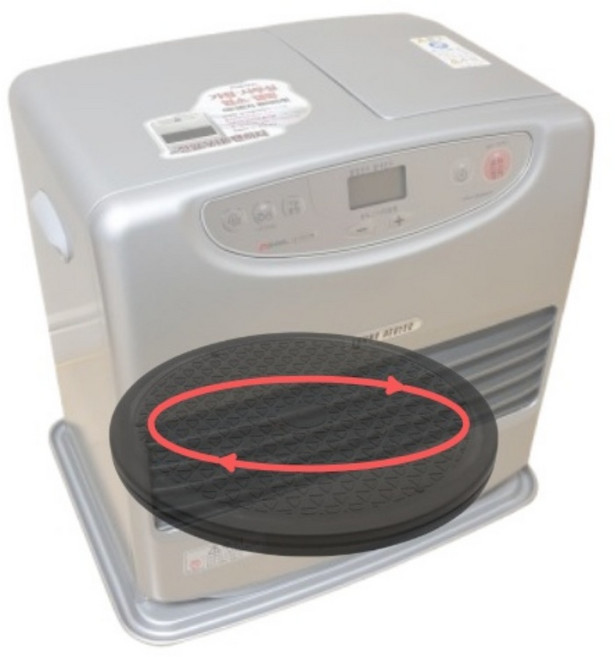 플렉스몰 팬히터 회전받침대 다용도 캠핑 테이블 회전판