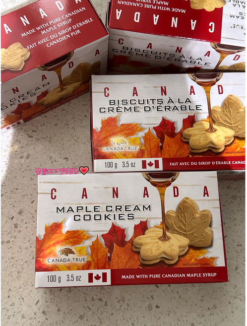 캐나다트루 프리미엄 메이플쿠키(100g) 고급쿠키선물 캐나다간식 답례품, 1개, 100g