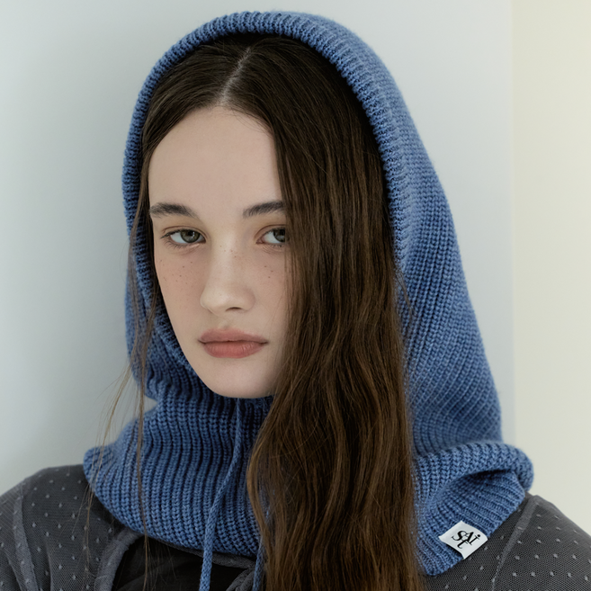 세인트새틴 아르 캐시미어 니트 바라클라바