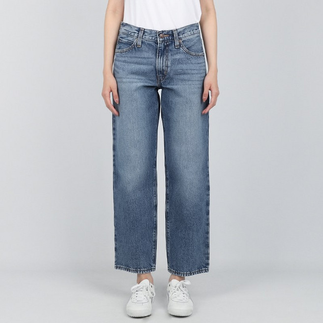 리바이스 여성 청바지 94 배기 진 미디엄블루 A35100037 S