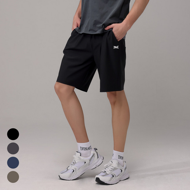 에버라스트 남자 여름 5부 반바지 스트라이프 팬츠