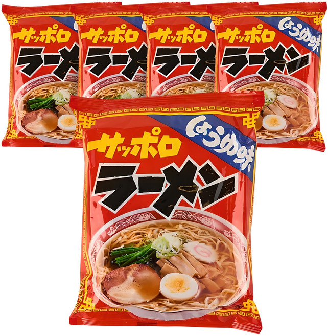 삿포로 라멘 쇼유 82g, 5개