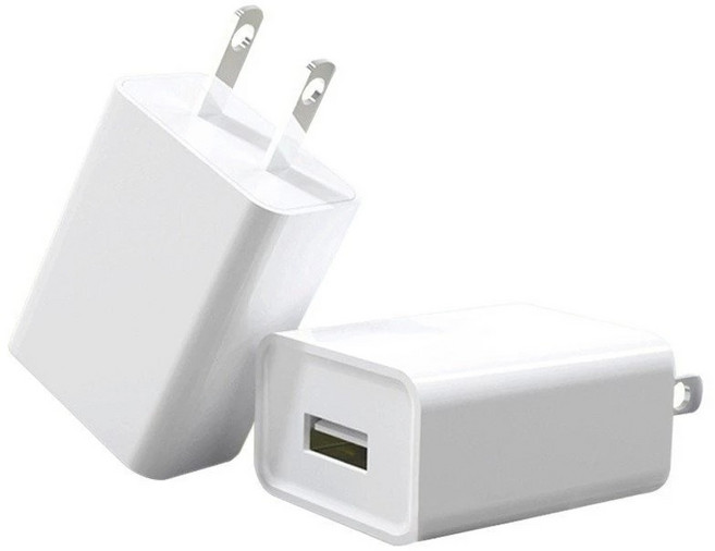 快速充電頭 5V 2.4A BSMI認證 USB充電器, 白色5V2.4A(單USB), 2個