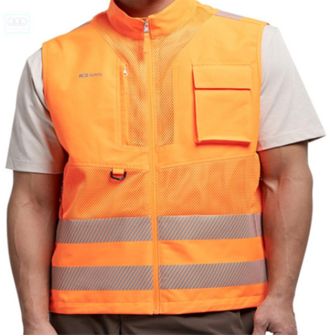 SYH K2 세이프티 작업복 메쉬반사베스트2 OR PMS25602 K2조끼