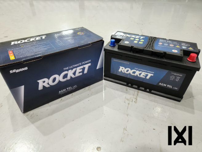 로케트 AGM배터리 AGM95L 싼타페DM 올뉴 쏘렌토 밧데리, 배터리만 구매