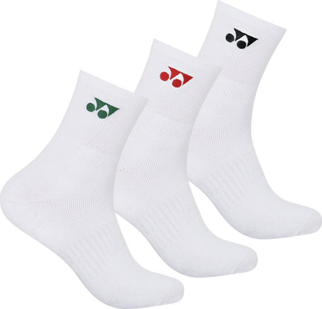 요넥스 249SN001M 남자 장목 스포츠 선수 양말, RED, 1개