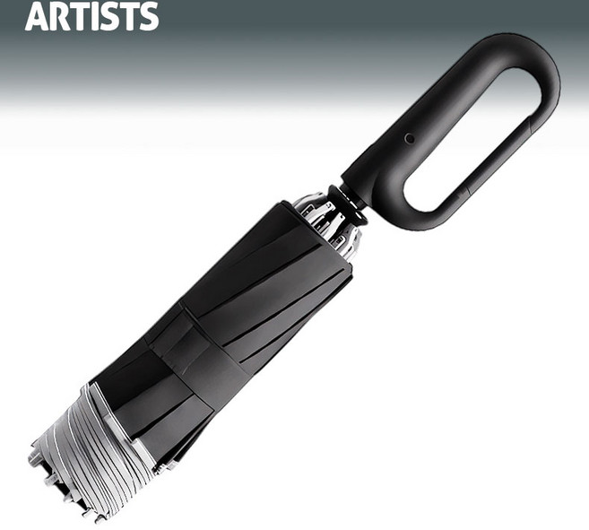 아티스트 버클 3단 자동 거꾸로 우산