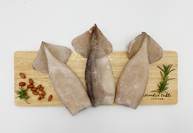 프롬바다 국내산 냉동오징어 오징어튜브 오징어링 탈피칼집몸살 오징어 입 솔방울 순대용 튀김용 오징어링채 1kg, 1개, 국내산 냉동 오징어튜브 (순대용) 1kg