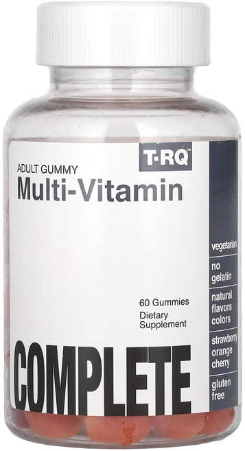 몸관리하세요 겨울입니다 T-RQ 성인용 구미젤리 종합비타민 컴플리트 딸기 오렌지 체리 구미젤리 60개 특별관리진행, TRQ성인용구미젤리종합비타민컴플리트딸기오렌지체리구미젤리, 1개 - 쿠팡