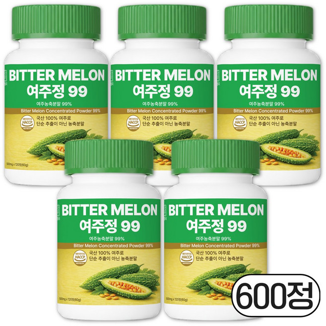 영양별곡 여주정 99% 농축분말, 5개, 120정