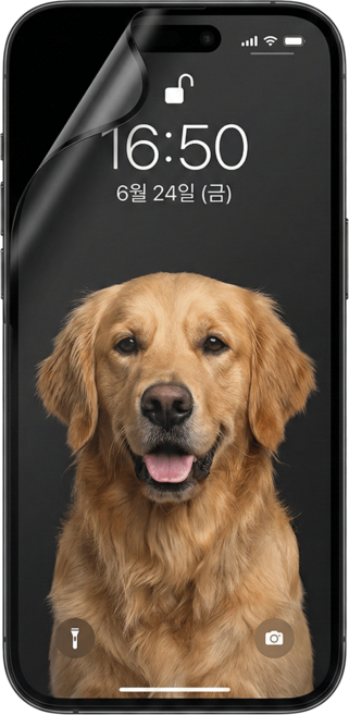 caseplz 종이질감 지문방지 아이폰 액정보호필름, 2세트