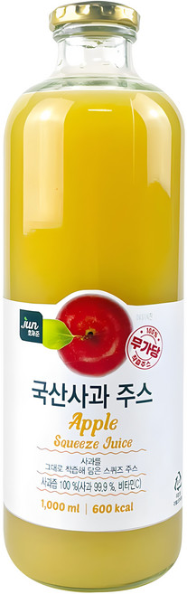 호재준 국산 착즙 사과 주스, 1L, 1개