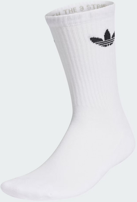 [국내매장상품] ADDIDAS 아디다스 Originals 트레포일 크루 양말 쿠션 한 켤레