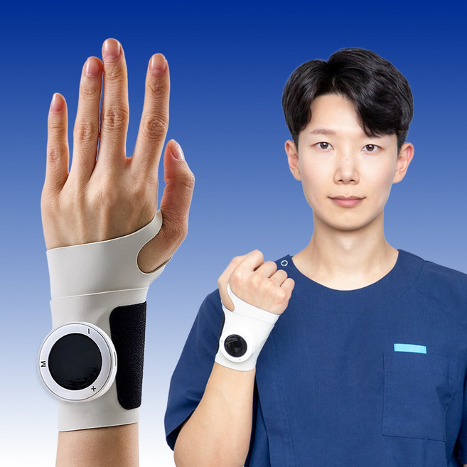 [본사 공식] 레이디랩 바로랩 텐스온 손목 마사지기, M(일반적인 여성&남성 추천), 손목마사지기 SET (디바이스+보호대+마사지겔)