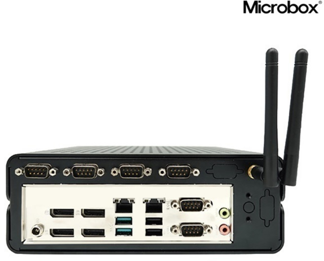 오존컴퍼니 마이크로박스 ALU C6L V1605 Industry Win11 IoT 산업용 미니PC RAM 16GB / M.2 NVMe 128GB, Free DOS, 블랙