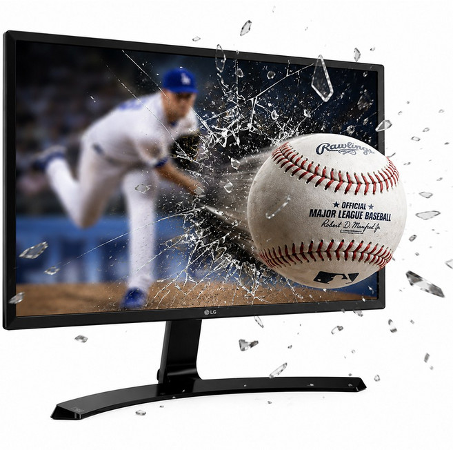 LG 눈이 편안한 24인치 IPS 중고모니터 24MP58VQ HDMI DVI RGB, 60cm