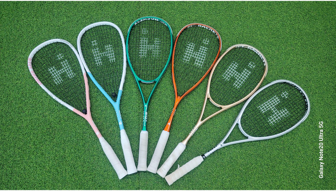 히트코리아 가성비 초보자용 연습용 경량 중고 라켓 스쿼시입문자라켓 A급 랜덤발송, 1개