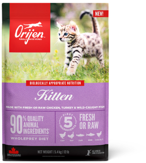 오리젠 고양이 키튼/자묘용, 닭+연어, 5.4kg, 1개