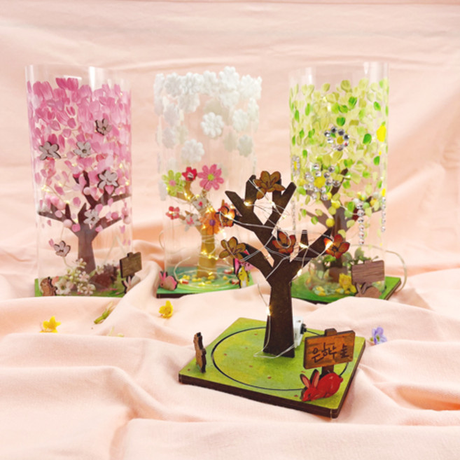 퍼니스쿨 봄 나무 꾸미기 꾸미기재료 MDF 만들기재료