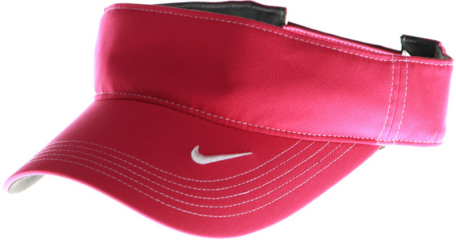 나이키 드라이핏 스우시 스티치 바이저 썬캡 429466 골프 테니스, 핑크
