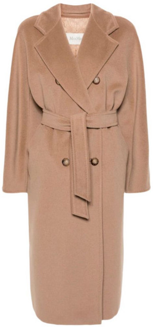 막스마라 마담 101801 더블 브레스티드 벨트 코트
