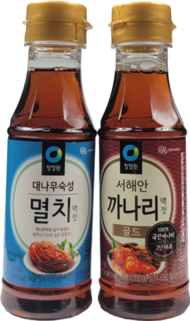 청정원 멸치액젓250g+까나리액젓골드250g, 1개, 500g